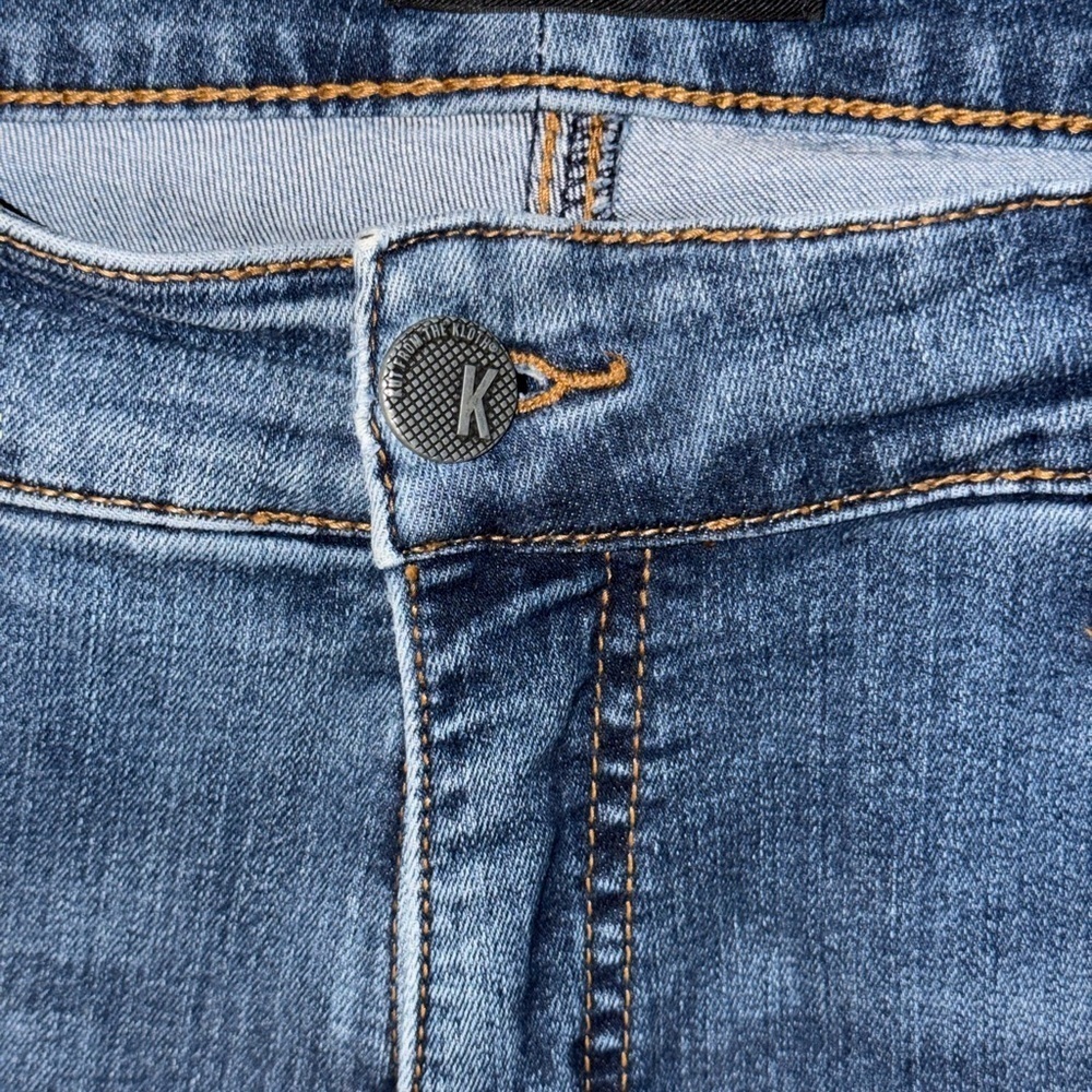 Kut from the Kloth Blue Straight Leg Women's Jeans - Picture 10 of 15
